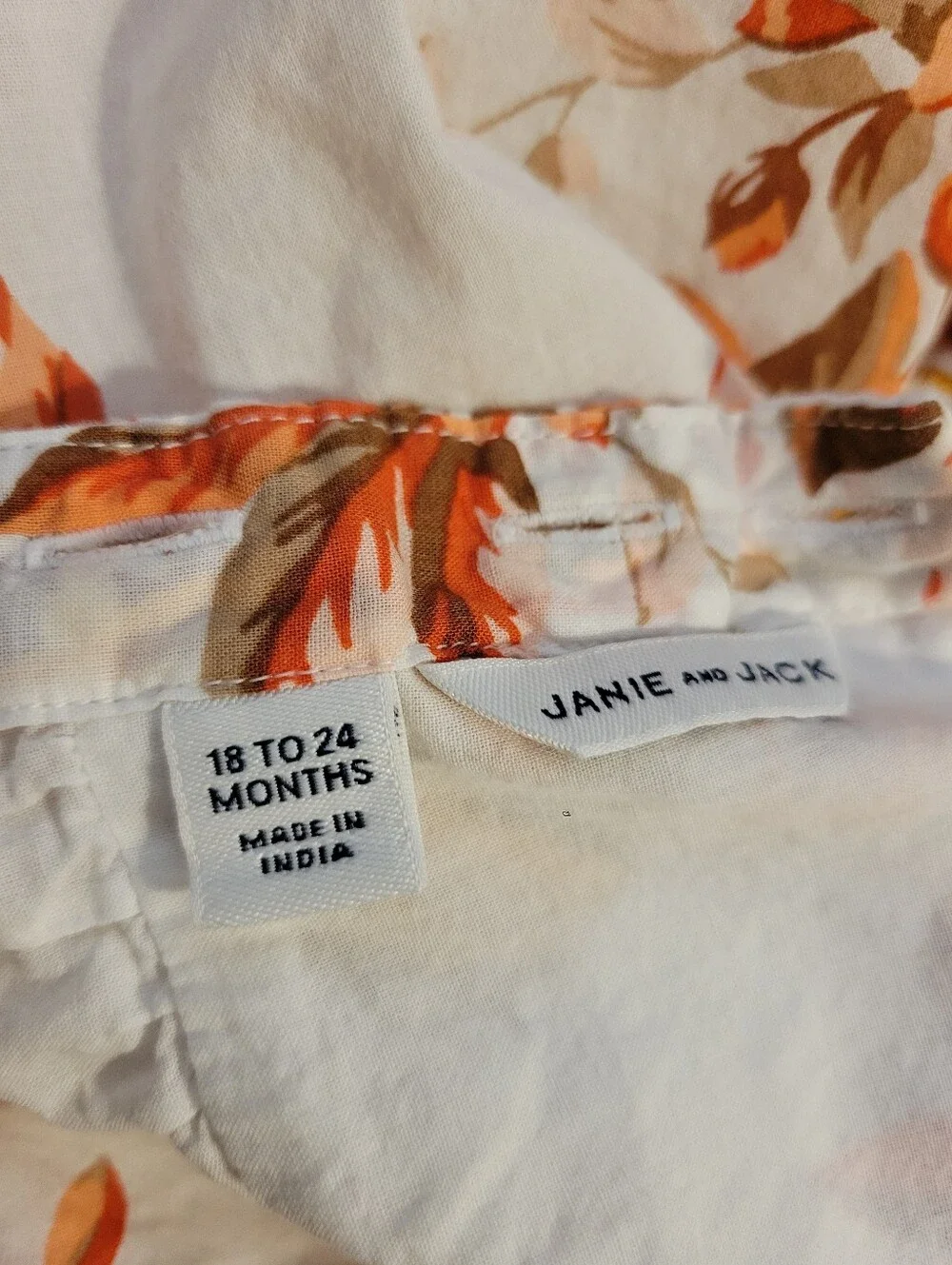 Janie And Jack Fall Floral Dress